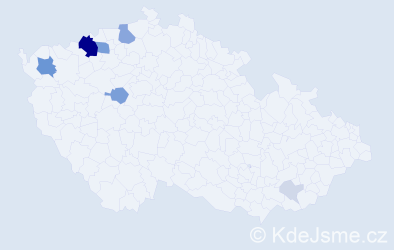 Příjmení: 'Redaj', počet výskytů 31 v celé ČR