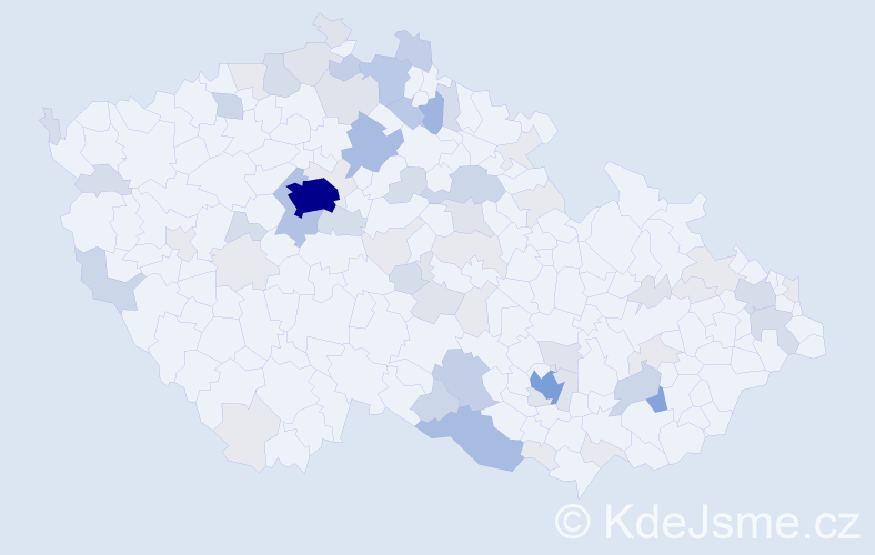 Příjmení: 'Plichta', počet výskytů 225 v celé ČR