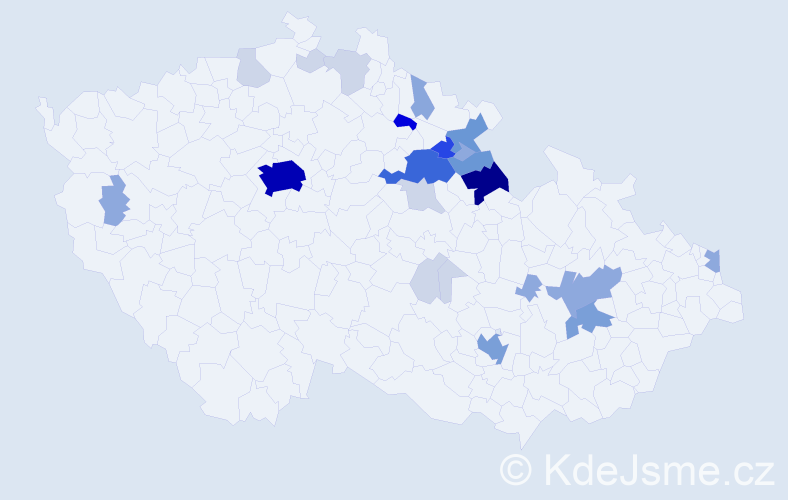 Příjmení: 'Lenfeld', počet výskytů 93 v celé ČR