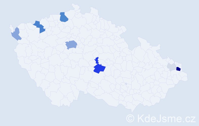 Příjmení: 'Endalová', počet výskytů 31 v celé ČR