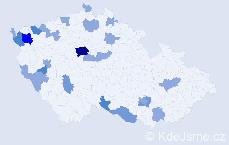 Příjmení: '"Nguyen Dang"', počet výskytů 46 v celé ČR