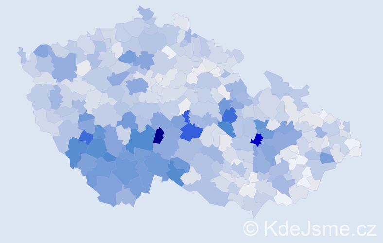 Příjmení: 'Švec', počet výskytů 4698 v celé ČR