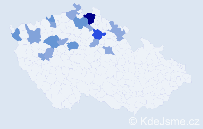 Příjmení: 'Stryal', počet výskytů 44 v celé ČR