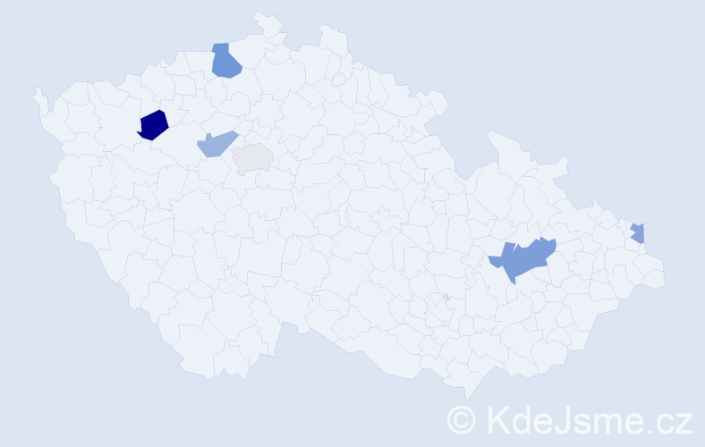 Příjmení: 'Chochula', počet výskytů 8 v celé ČR