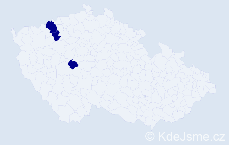 Příjmení: 'Kunaglová', počet výskytů 3 v celé ČR