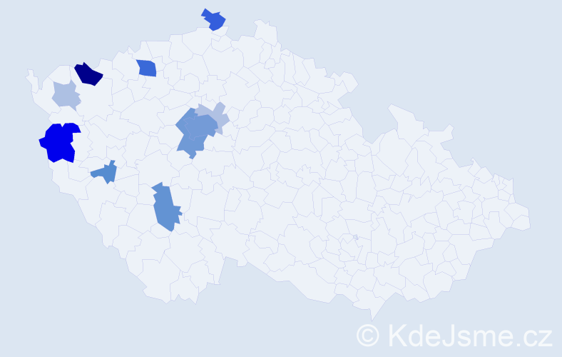 Příjmení: 'Rothe', počet výskytů 41 v celé ČR