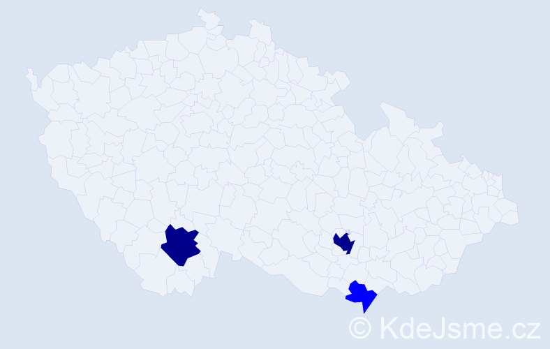 Příjmení: 'Schnetzlerová', počet výskytů 5 v celé ČR