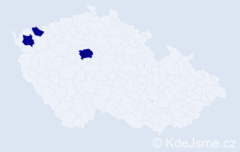 Příjmení: 'Andreanská', počet výskytů 3 v celé ČR