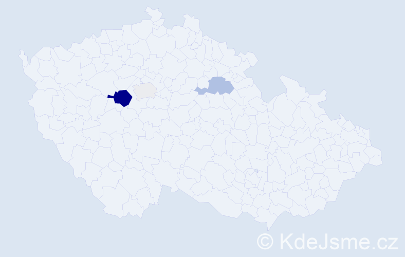 Příjmení: 'Burghelea', počet výskytů 11 v celé ČR