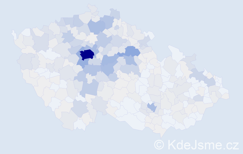 Příjmení: 'Barešová', počet výskytů 1671 v celé ČR