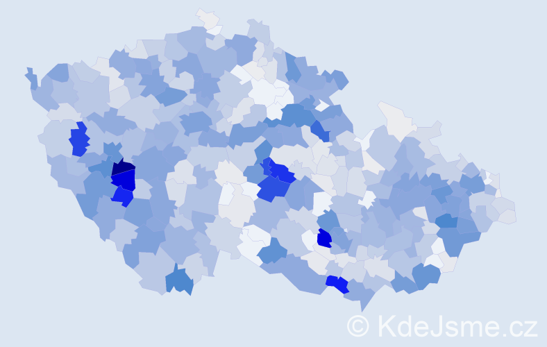 Příjmení: 'Šrámková', počet výskytů 3304 v celé ČR