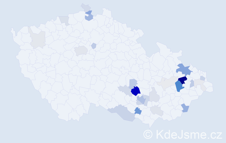 Příjmení: 'Sendler', počet výskytů 90 v celé ČR