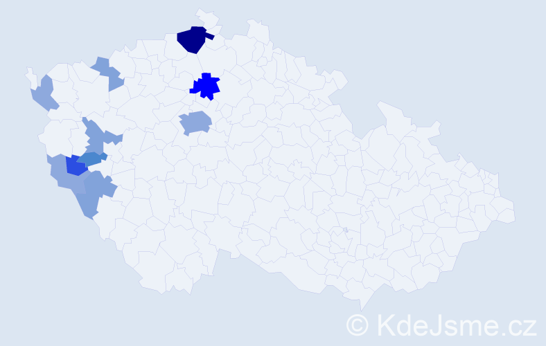 Příjmení: 'Egrová', počet výskytů 32 v celé ČR