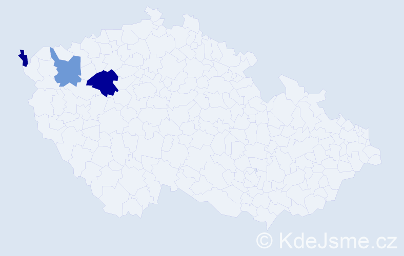 Příjmení: 'Boršová', počet výskytů 11 v celé ČR