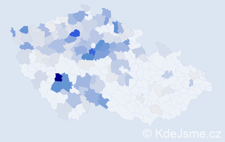 Příjmení: 'Hrouda', počet výskytů 571 v celé ČR