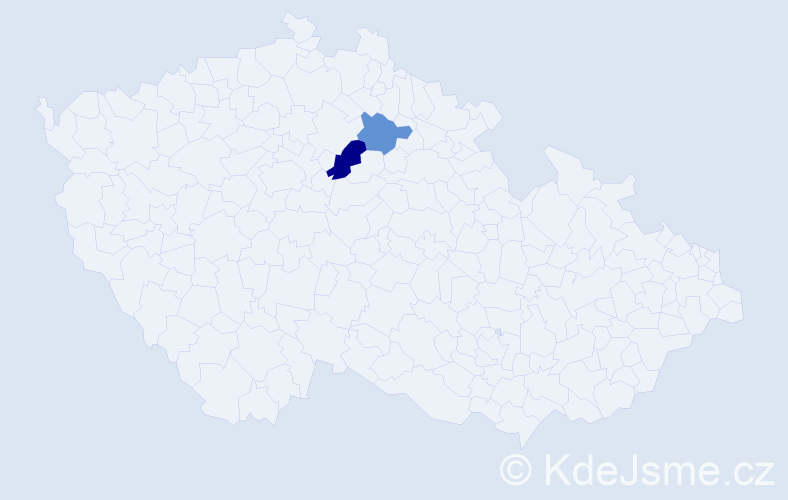 Příjmení: 'Filjačová', počet výskytů 6 v celé ČR