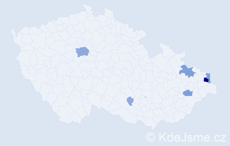 Příjmení: 'Budzinski', počet výskytů 26 v celé ČR
