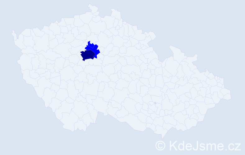 Příjmení: 'Blecherová', počet výskytů 7 v celé ČR