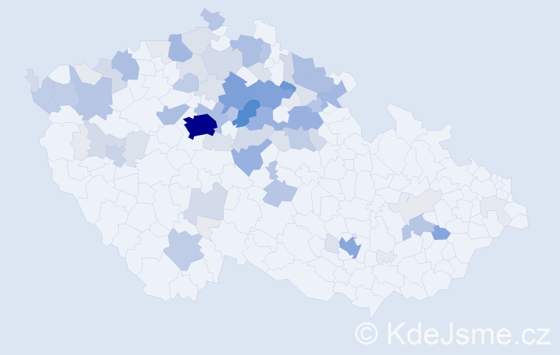 Příjmení: 'Dytrych', počet výskytů 349 v celé ČR