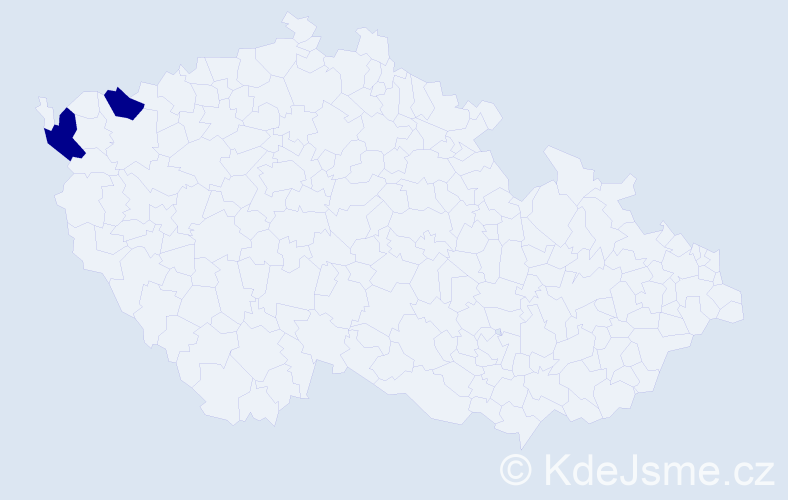 Příjmení: 'Luu Thuy', počet výskytů 2 v celé ČR