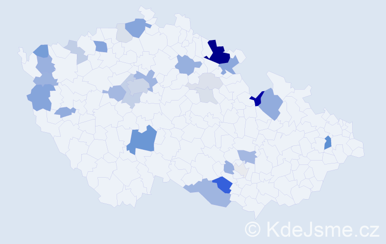Příjmení: 'Demuthová', počet výskytů 84 v celé ČR