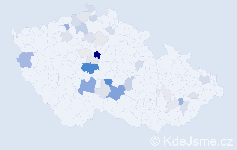 Příjmení: 'Páša', počet výskytů 91 v celé ČR