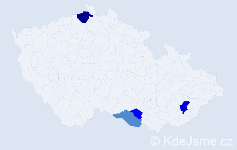 Příjmení: 'Lavinger', počet výskytů 11 v celé ČR