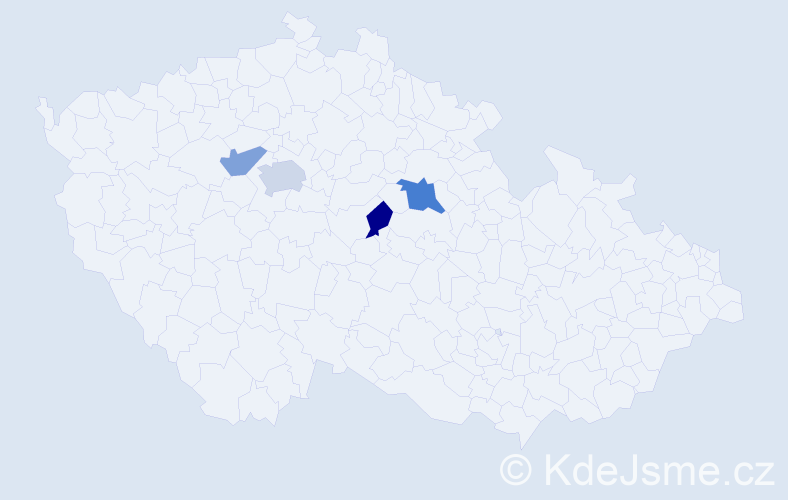 Příjmení: 'Cavrnoch', počet výskytů 6 v celé ČR