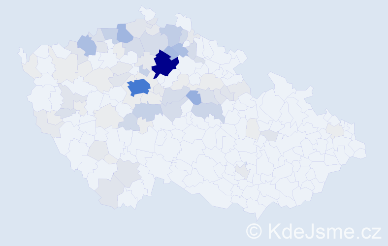 Příjmení: 'Dlasková', počet výskytů 375 v celé ČR