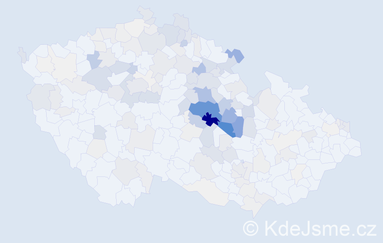 Příjmení: 'Sodomková', počet výskytů 577 v celé ČR