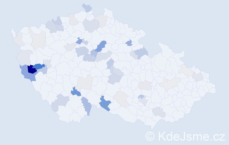 Příjmení: 'Felix', počet výskytů 181 v celé ČR