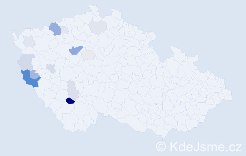 Příjmení: 'Mašlová', počet výskytů 41 v celé ČR