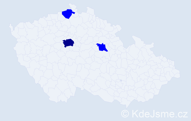 Příjmení: 'Löfelmannová', počet výskytů 7 v celé ČR