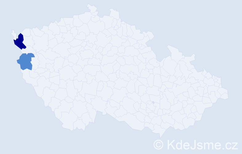 Příjmení: 'Rejdovjan', počet výskytů 4 v celé ČR