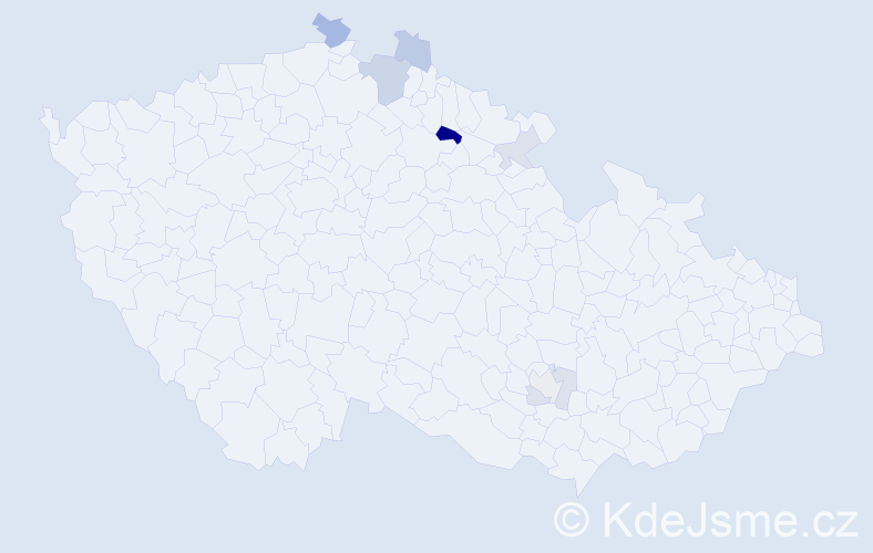 Příjmení: 'Fajferová', počet výskytů 14 v celé ČR