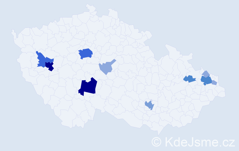 Příjmení: 'Salzman', počet výskytů 33 v celé ČR