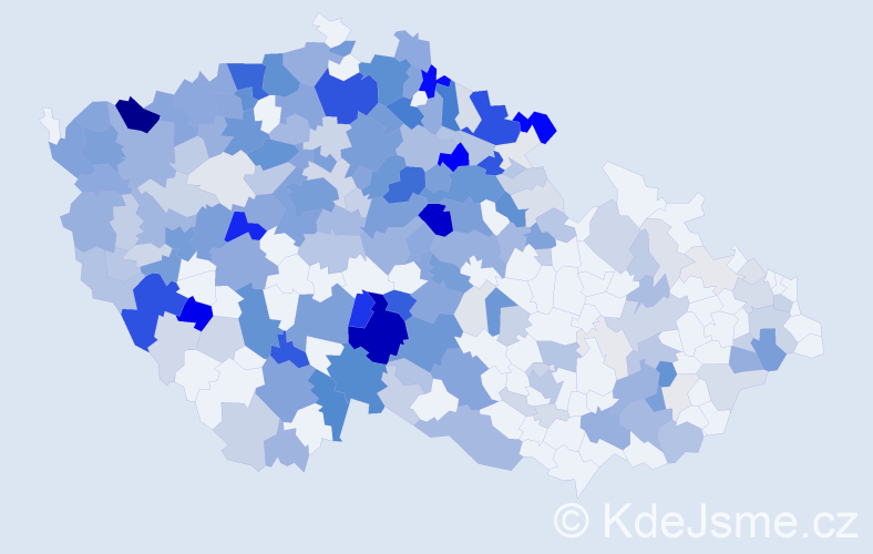 Příjmení: 'Šlechta', počet výskytů 1004 v celé ČR