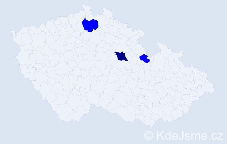 Příjmení: 'Nasanjargal', počet výskytů 4 v celé ČR