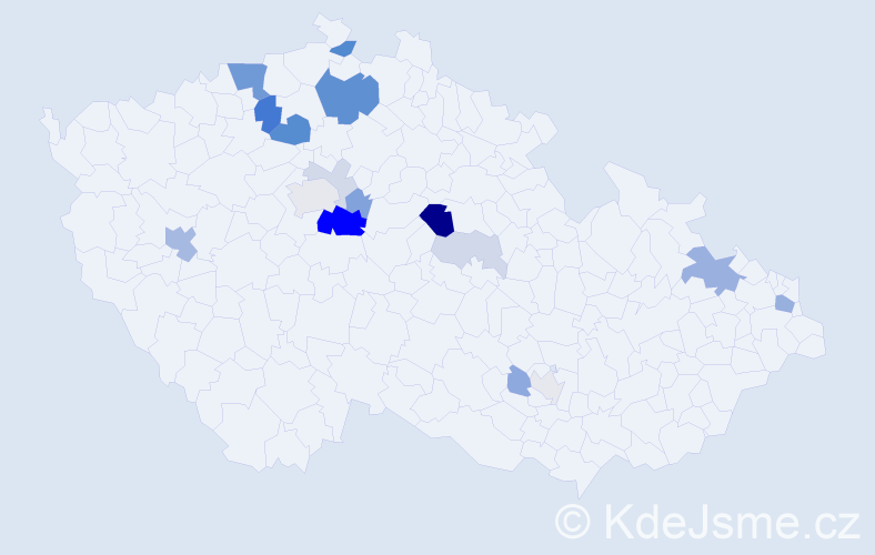Příjmení: 'Lomič', počet výskytů 52 v celé ČR