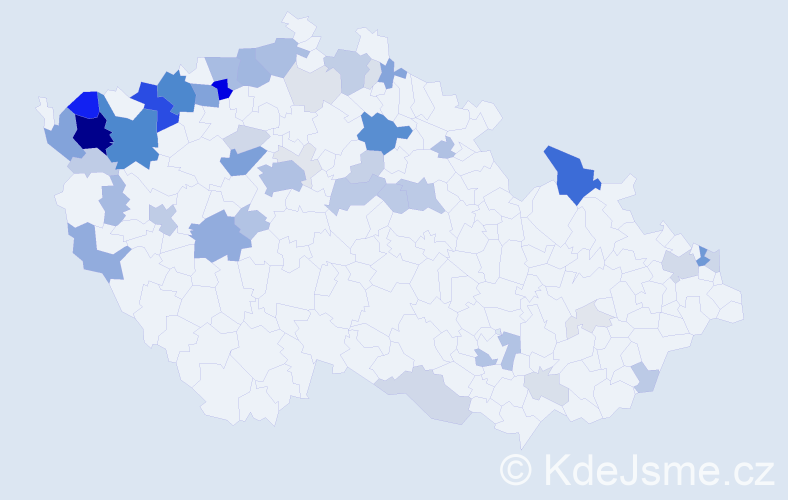 Příjmení: 'Beňák', počet výskytů 224 v celé ČR