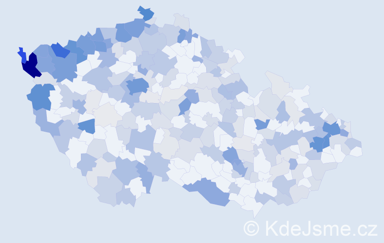 Příjmení: 'Nguyen', počet výskytů 982 v celé ČR