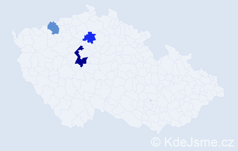 Příjmení: 'Barannikov', počet výskytů 5 v celé ČR