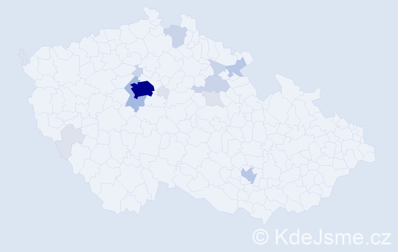 Příjmení: 'Ferents', počet výskytů 48 v celé ČR