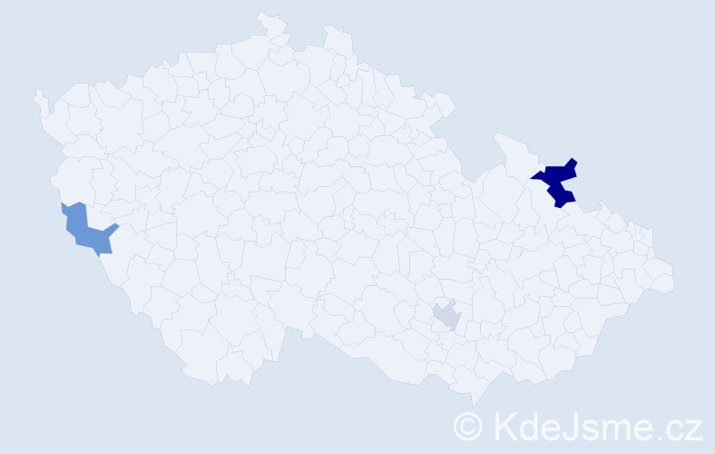 Příjmení: 'Löwenthal', počet výskytů 5 v celé ČR