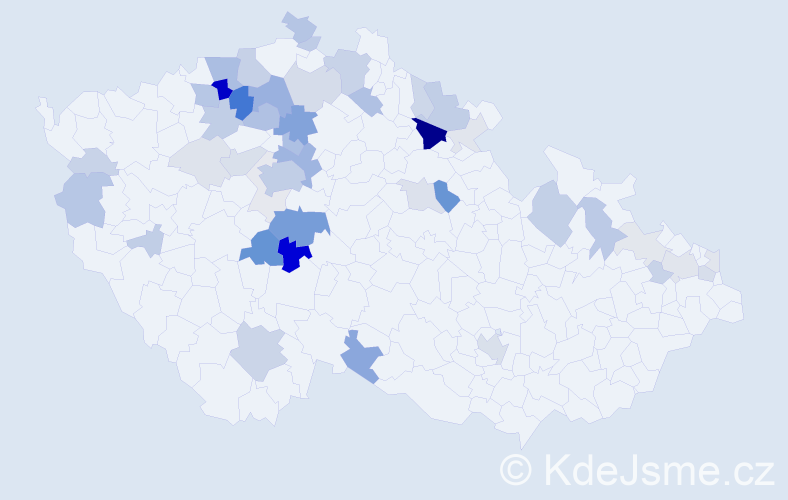 Příjmení: 'Kühnelová', počet výskytů 166 v celé ČR