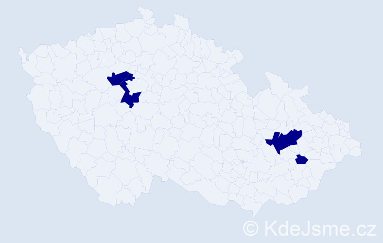 Příjmení: 'Concepcion', počet výskytů 4 v celé ČR