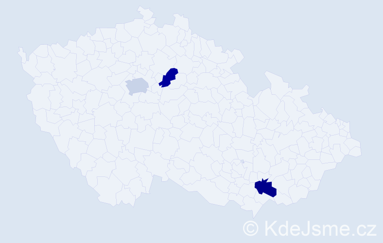 Příjmení: 'Baščan', počet výskytů 8 v celé ČR