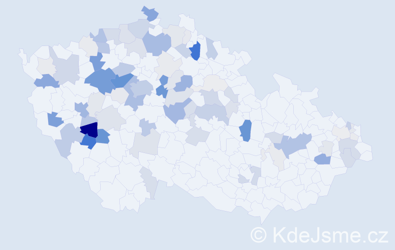 Příjmení: 'Barochová', počet výskytů 307 v celé ČR