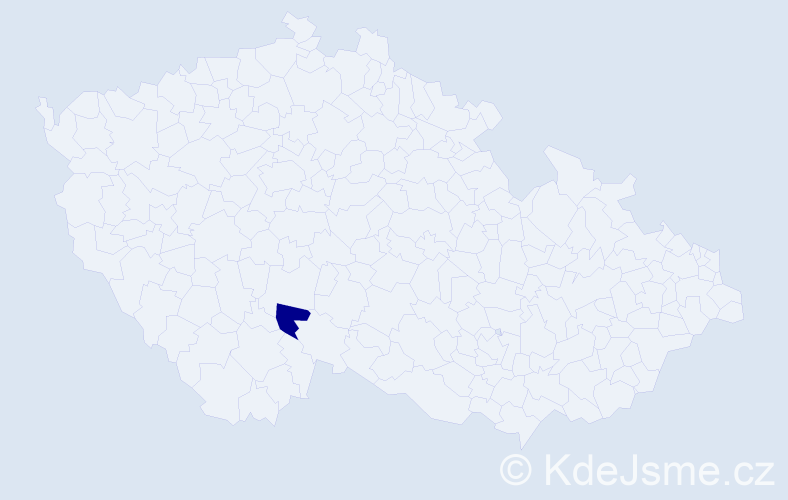 Příjmení: '"Violová Kopecká"', počet výskytů 1 v celé ČR