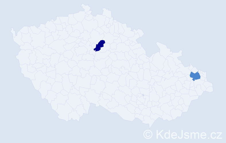 Příjmení: 'Cebotaru', počet výskytů 4 v celé ČR